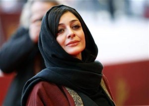 Actress Bayat arrives on the red carpet at 61st Berlinale International Film Festival in Berlin