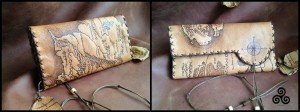 Leather tobacco pouch