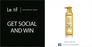 Get Social and Win - Le Tif Hair Beauty Shop
