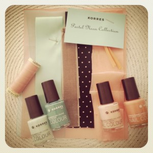 Pastel neon collection by Korres