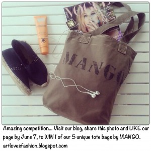 Amazing competition by artlovesfashion: tote bags by MANGO