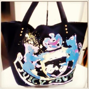 Υφασμάτινη τσάντα Juicy Couture.