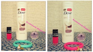 2 τυχεροί θα κερδίσουν o καθένας από μία κρέμα σώματος Dove με cocunut milk και jasmine petals , ένα μανό Maybelline New York στην απόχρωση electric pink ( neon pink ) , μία σκιά Essence στην απόχρωση go glam ( 16 ) και ένα βραχιολάκι .