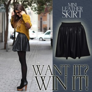 LEATHER-SKIRT