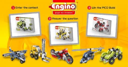 Διαγωνισμός Engino Toys για 4 παιχνίδια PICO BUILD