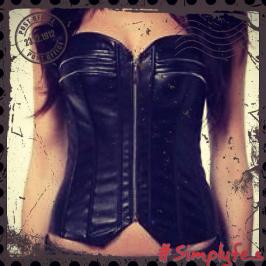 Διαγωνισμός για ένα μαύρο sexy leather effect bustier Διαγωνισμός για ένα μαύρο sexy leather effect bustier