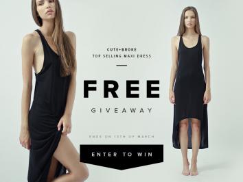 Διαγωνισμός για ένα best selling μακρύ φόρεμα αξίας 60€ από την CUTE BROKE Διαγωνισμός για ένα best selling μακρύ φόρεμα αξίας 60€ από την CUTE BROKE