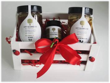 Διαγωνισμός για 2 καλαθάκια με υπέροχα μελιστάλακτα δώρα από το Xrysomelo. Διαγωνισμός για 2 καλαθάκια με υπέροχα μελιστάλακτα δώρα από το Xrysomelo.