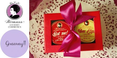 Διαγωνισμός με δώρο EAT ME! Lip Scrub and BEE LIPS Moisturising palm από τα Hermann Gourmet Cosmetics