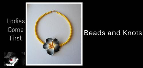 Διαγωνισμός με δώρο ένα ανοιξιάτικο κίτρινο κολιέ με λουλούδι, προσφορά της αγαπημένης σελίδας Beads and Knots!