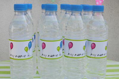 Διαγωνισμός για 50 ετικέτες μπουκαλιών νερού για πάρτυ