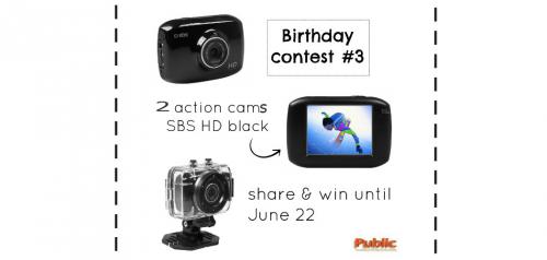 Διαγωνισμός με δώρο 2 action cameras SBS HD
