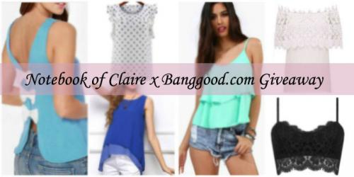 Διαγωνισμός με δώρο ένα γυναικείο μπλουζάκι της επιλογής σας από το site Banggood.com