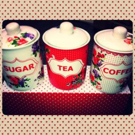  Διαγωνισμός με δώρο βαζακια για ζάχαρη καφέ και τσάι 