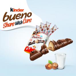 Διαγωνισμός με δώρο 4 πολυσυσκευασίες Kinder Bueno (T1 X 6).