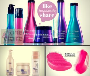 Διαγωνισμός με δώρο προϊόντα περιποίησης μαλλιών της L'Oréal