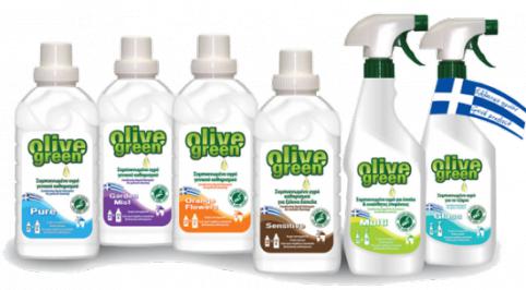Διαγωνισμός με δώρο 5 σετ φυτικών καθαριστικών προϊόντων Olive Green