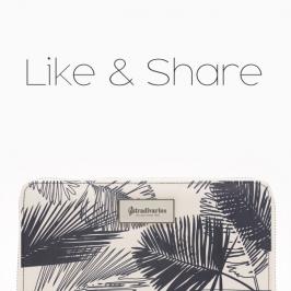 Διαγωνισμός για ένα ταξιδιωτικό πορτοφόλι Palm tree print