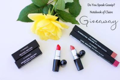 Διαγωνισμός με δώρο 4 προϊόντα χειλιών MAC Cosmetics