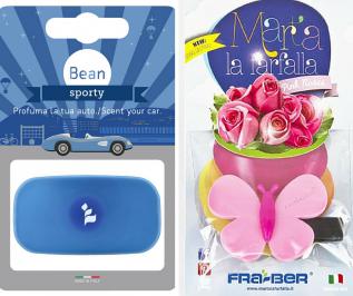 Διαγωνισμός για 2 αρωματικό αυτοκινήτου, Bean Sporty και Marta La Farfalla Pink Roses