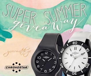 Διαγωνισμός yourwatch.gr για δύο ρολόγια Chronostar από τη νέα καλοκαιρινή collection