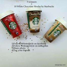Διαγωνισμός για ροφήματα White Chocolate Mocha από τα Starbucks