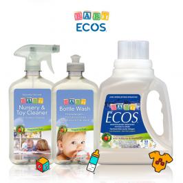 Διαγωνισμός με δώρο σετ τριών πράσινων παιδικών καθαριστικών Ecos Baby σε 10 τυχερούς