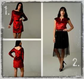 Διαγωνισμός για ένα print velvet dress και ένα σετ print velvet blouse - tutu skirt