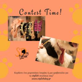 Διαγωνισμός με δώρο λουράκι και γραβάτα σκύλου