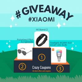 Διαγωνισμός για ένα Xiaomi Mi Band 2, Polarized Pilot Sunglasses και Yeelight E27 Smart LED Bulb