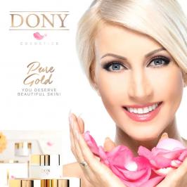 Διαγωνισμός για μια κρέμα ημέρας Dony Cosmetics της σειράς ”PURE GOLD”.