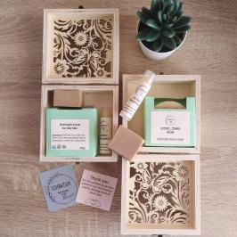 Διαγωνισμός για προϊόντα ομορφιάς σε ξύλινο κουτάκι