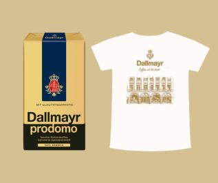 Διαγωνισμός για 1 συσκευασία καφέ φίλτρου Dallmayr Prodomo 
1 συλλεκτικό t-shirt Dallmayr